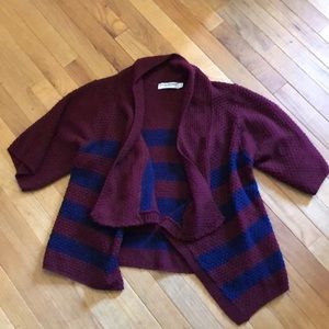 Short sleeve cardigan